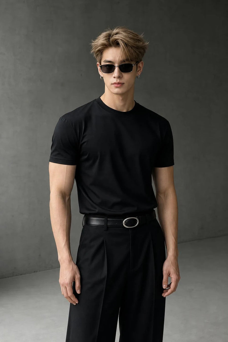 Summr Mercerized Tee in black