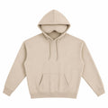 Jetlag Hoodie color beige, antifaz integrado en la capucha