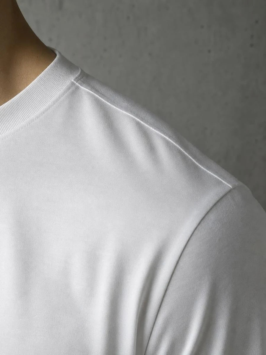 Ribbed collar that holds its shape wash after wash