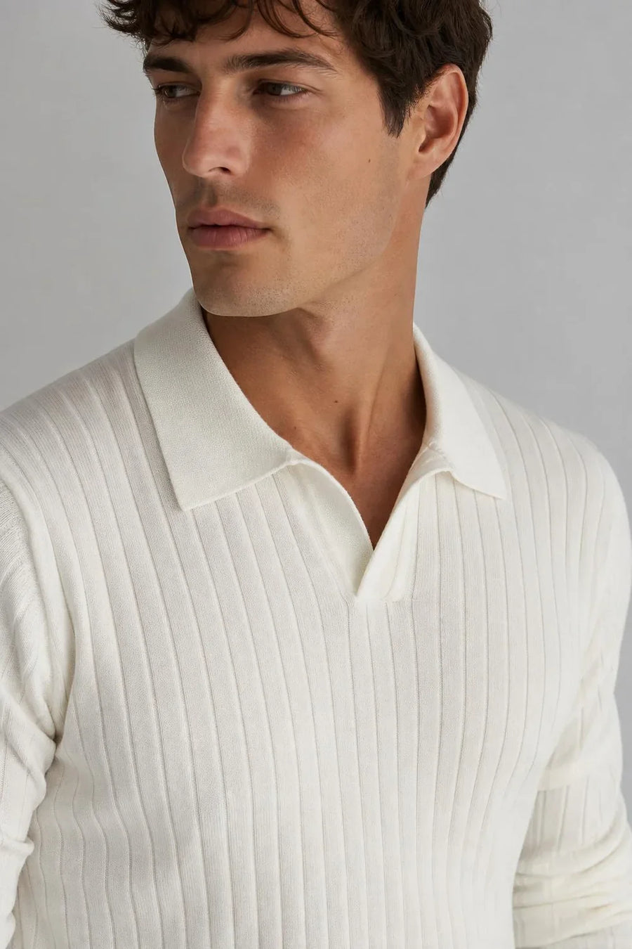 Sutton Ribbed Knit Polo